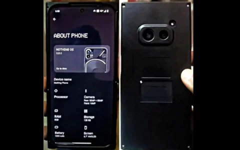 Nothing Phone 2a工程机曝光 采用6.7英寸OLED面板