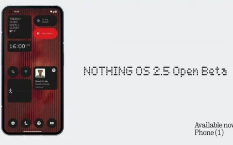 Nothing Phone (1) 获得Android 14测试版更新 带来一系列新功能和稳定性提升