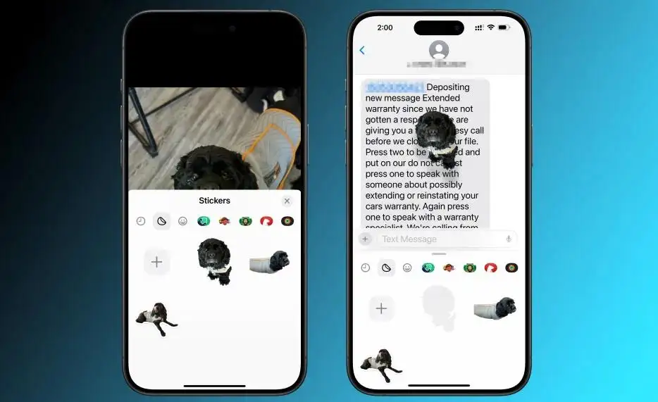 如何在苹果Apple iOS 17中使用iPhone照片制作贴纸