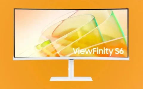 三星Samsung推出34英寸ViewFinity S6 S65TC曲面显示器 配备Thunderbolt 4端口