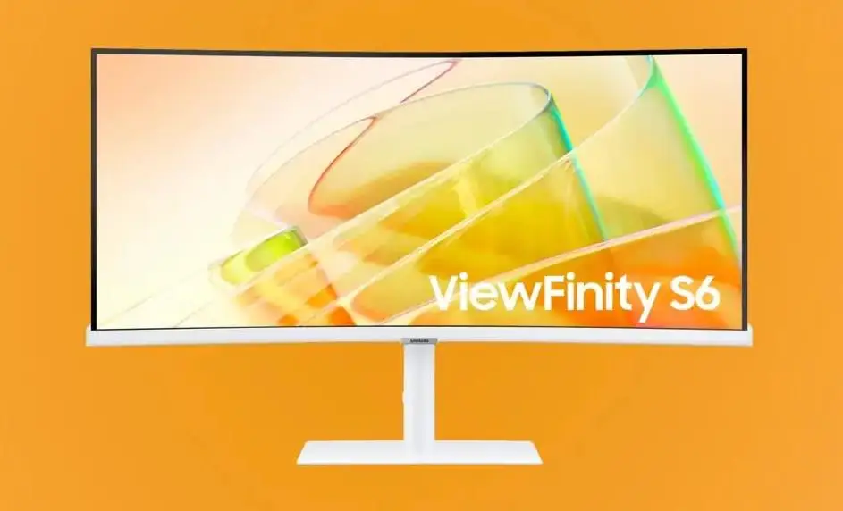 三星Samsung推出34英寸ViewFinity S6 S65TC曲面显示器 配备Thunderbolt 4端口