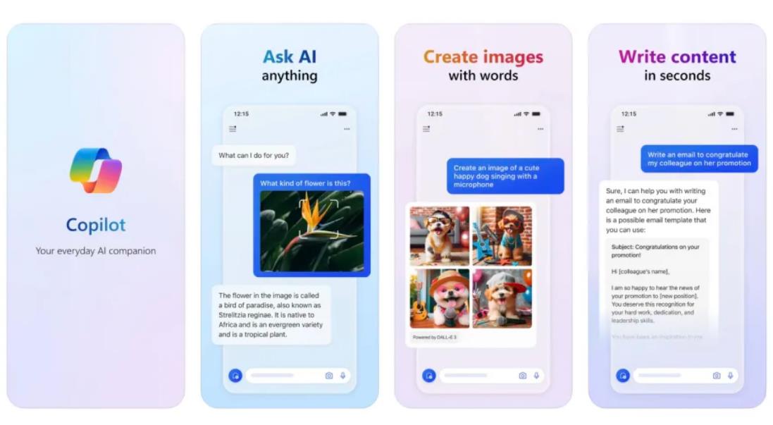 微软Microsoft推出Copilot iOS应用：AI助手登陆移动设备