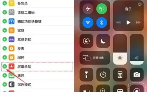 Apple苹果 iPhone14录屏在哪里打开？这样操作即可
