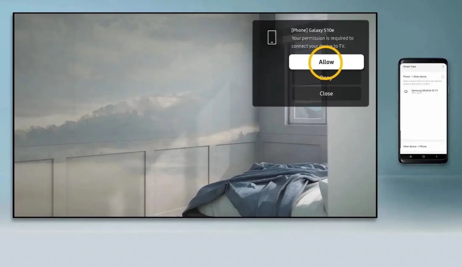 三星Samsung Galaxy手机用户如何通过Smart View启用Google Cast屏幕镜像功能