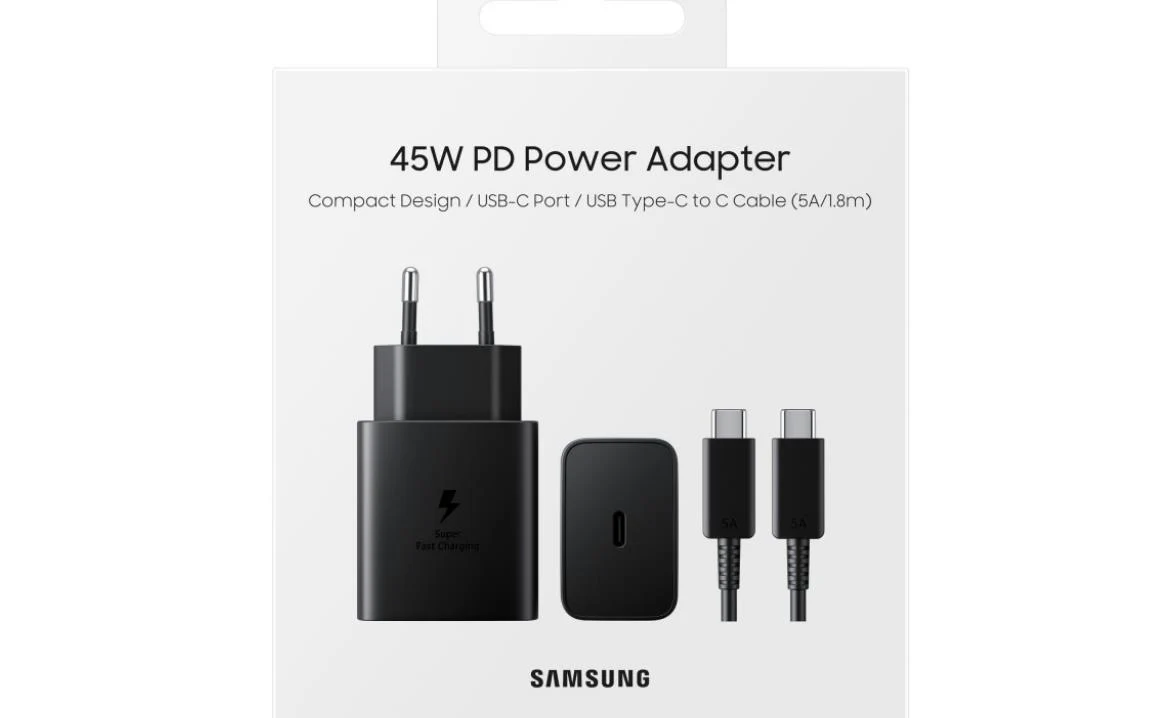 消息称三星Samsung正在开发一款50W双USB-C充电器和一款45W充电器