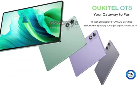 Oukitel即将推出新款平板电脑OT8 适合多种用途