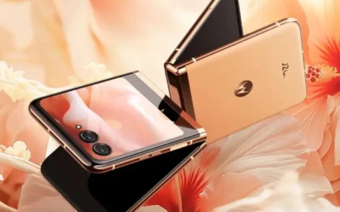 摩托罗拉MOTOROLA moto razr 40 Ultra柔和桃限定版折叠屏手机开启预售