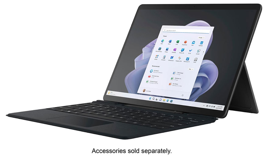 微软Microsoft Surface Pro 9 13英寸平板电脑在美国百思买可以省300美元，仅售1299.99美元！