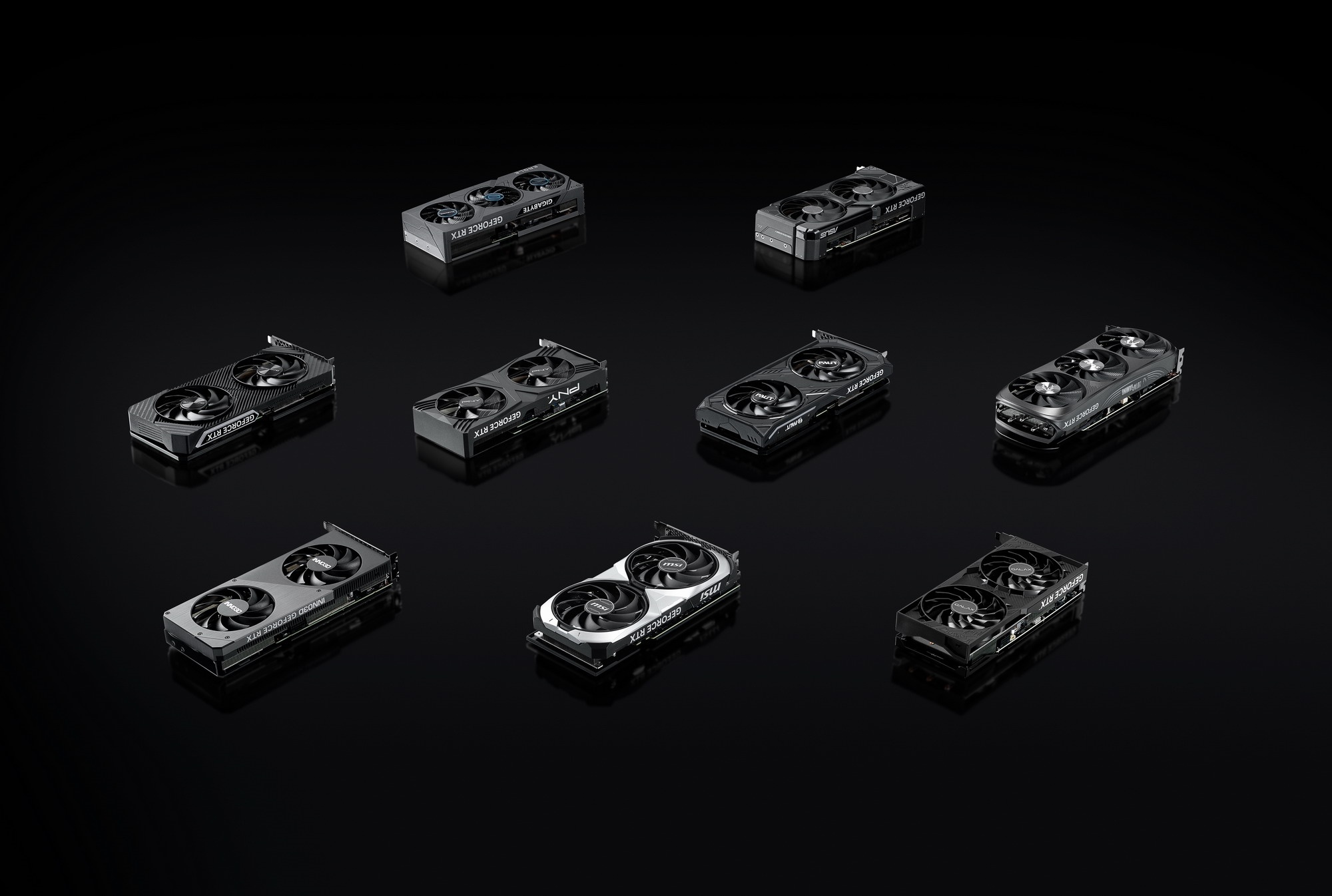 NVDIA RTX 40全系列全家福：老黄刀法练成！