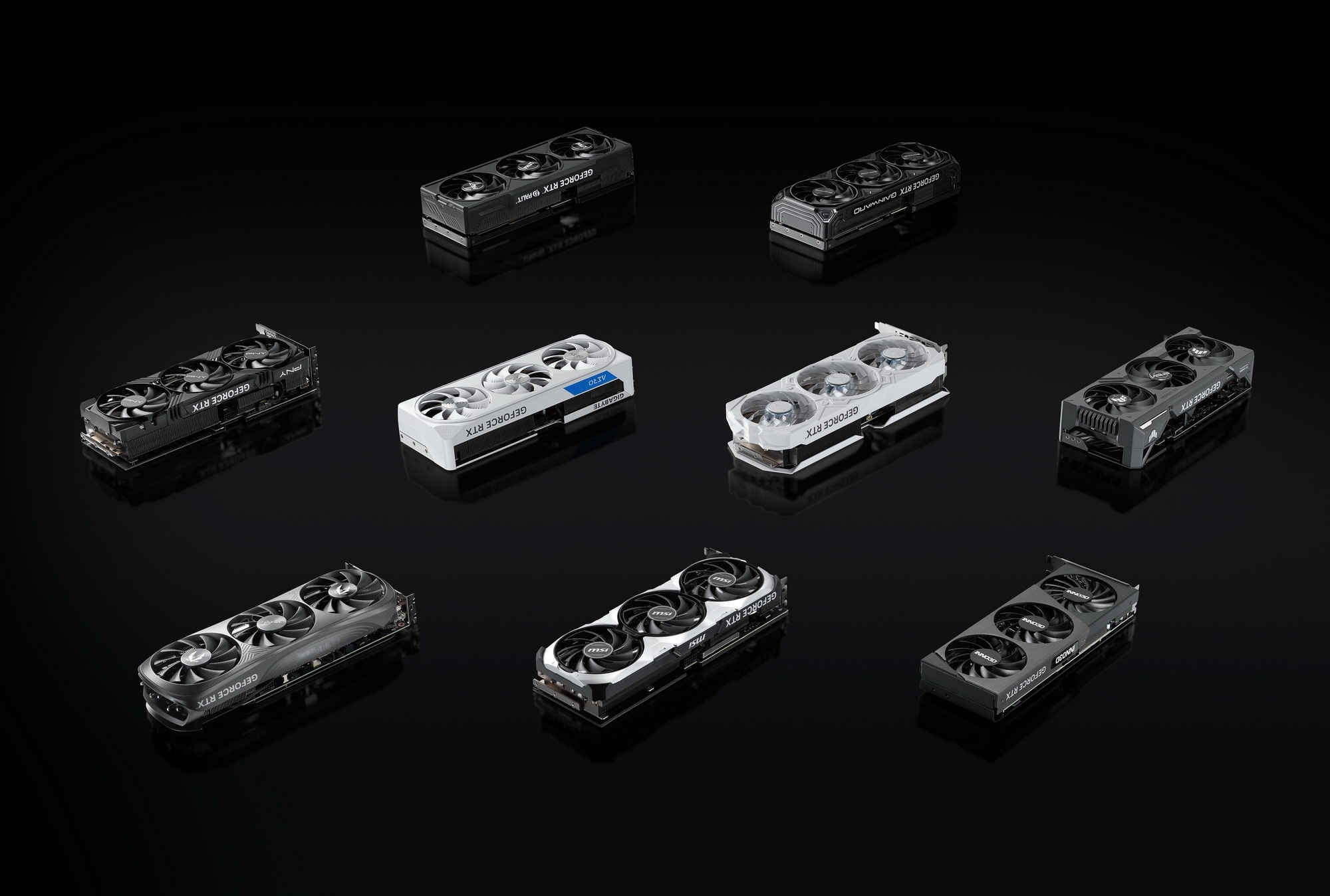 NVDIA RTX 40全系列全家福：老黄刀法练成！