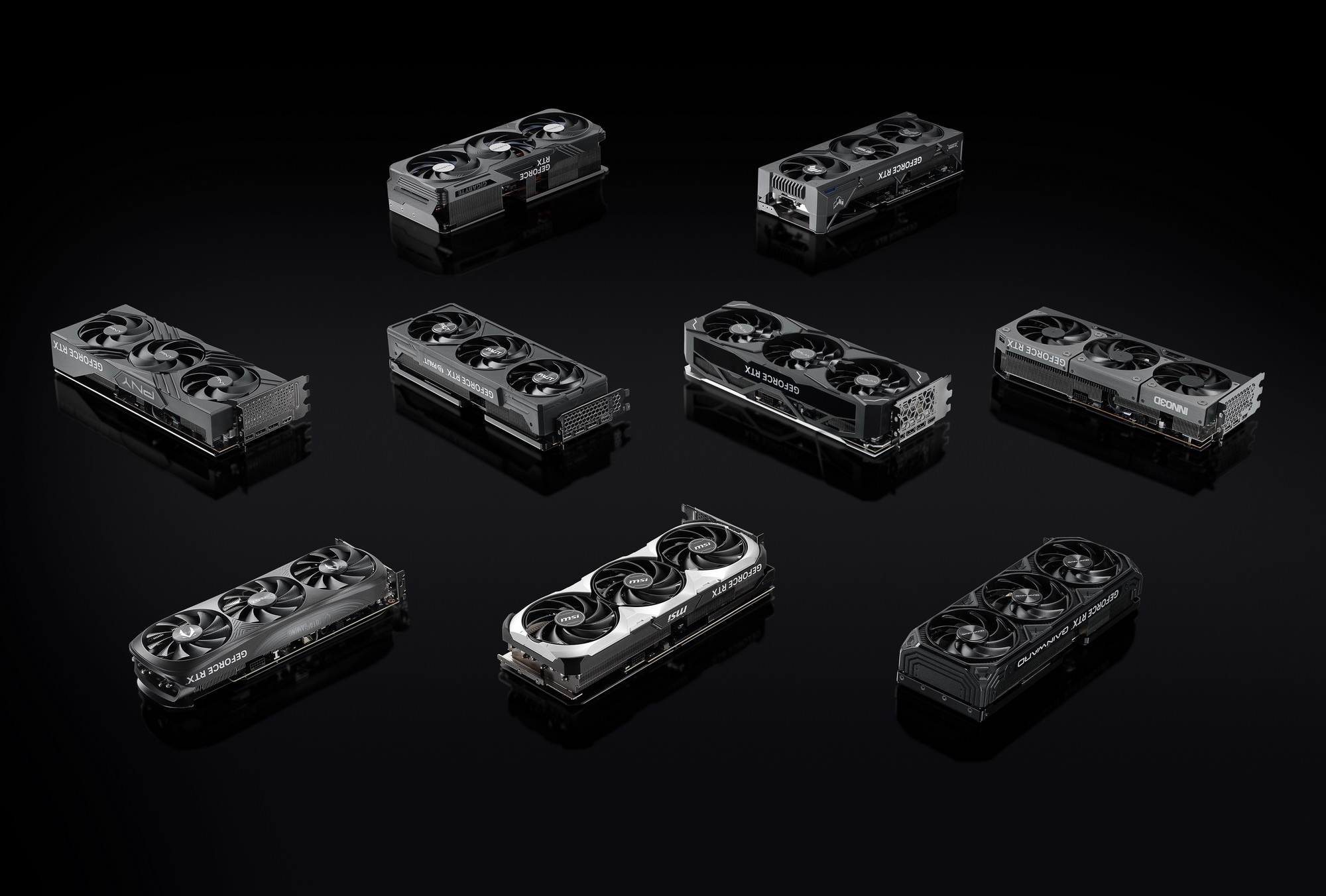 NVDIA RTX 40全系列全家福：老黄刀法练成！