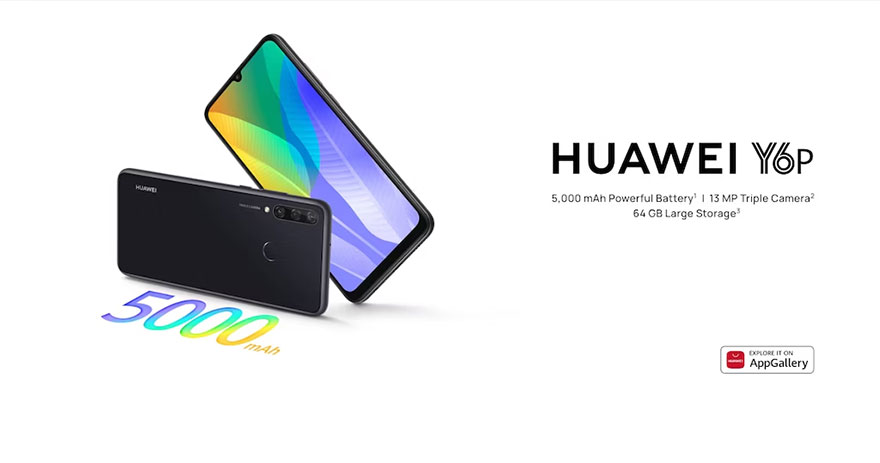 华为HUAWEI Y6p在澳大利亚华为官网可以省14.9澳元，仅售400澳元！