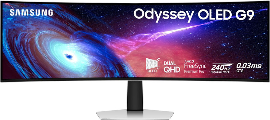三星Samsung Odyssey G93SC系列曲面显示器在美国亚马逊可以省400美元，仅售1200美元！