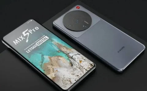小米Xiaomi MIX 5新机曝光：采用屏下摄像头