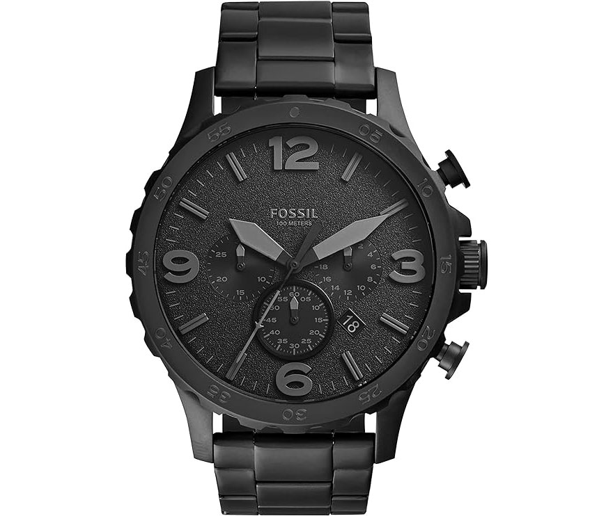 Fossil Nate 男士手表在美国亚马逊可以省76美元，仅售104美元！