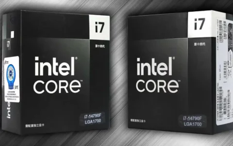 英特尔Intel发布全新core i7-14790F CPU：黑色版系列再添新成员