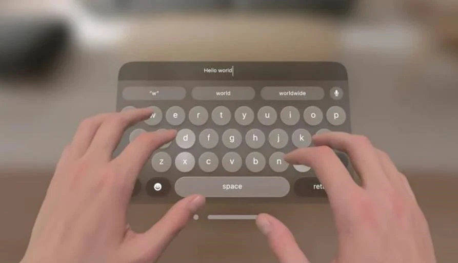苹果Apple Vision Pro虚拟键盘引发热议 消费者期待完善体验