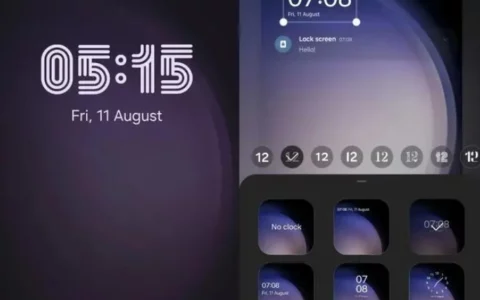 三星Samsung One UI 6.1系统升级：进一步解放锁屏字体定制限制