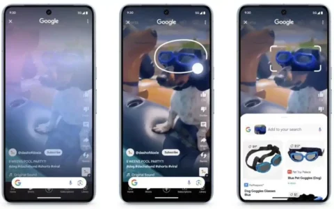谷歌Google宣布将于1月31日携手三星Samsung推出新功能“圈选即搜”