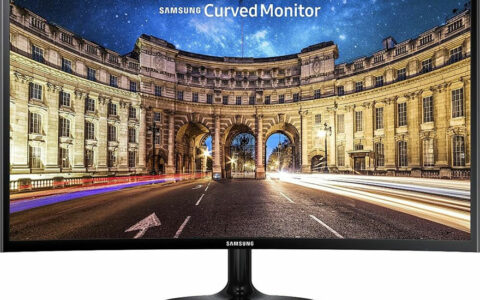 三星Samsung 24英寸曲面显示器在美国亚马逊可以省86美元，仅售104美元！