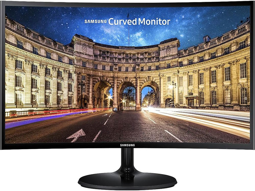 三星Samsung 24英寸曲面显示器在美国亚马逊可以省86美元，仅售104美元！