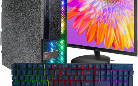 翻新版戴尔Dell PC 黑色宝盒 RGB 台式机在美国亚马逊可以省71.7美元，仅售258.29美元！