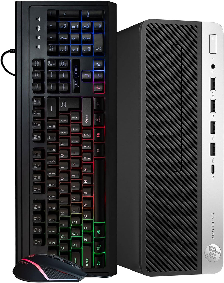 翻新版惠普HP ProDesk 600G4台式电脑在美国亚马逊可以省18.56美元，仅售213美元！