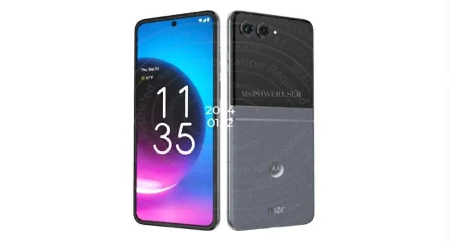摩托罗拉MOTOROLA新款Razr折叠屏手机曝光：代号 Glory