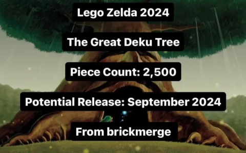 传闻乐高LEGO《塞尔达传说》大德库树套装即将在9月与玩家见面