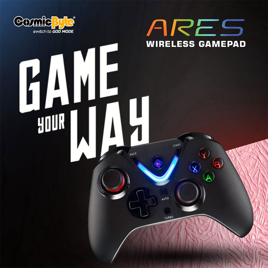 Cosmic Byte ARES PC无线控制器在印度亚马逊可以省309卢比，仅售1890卢比！