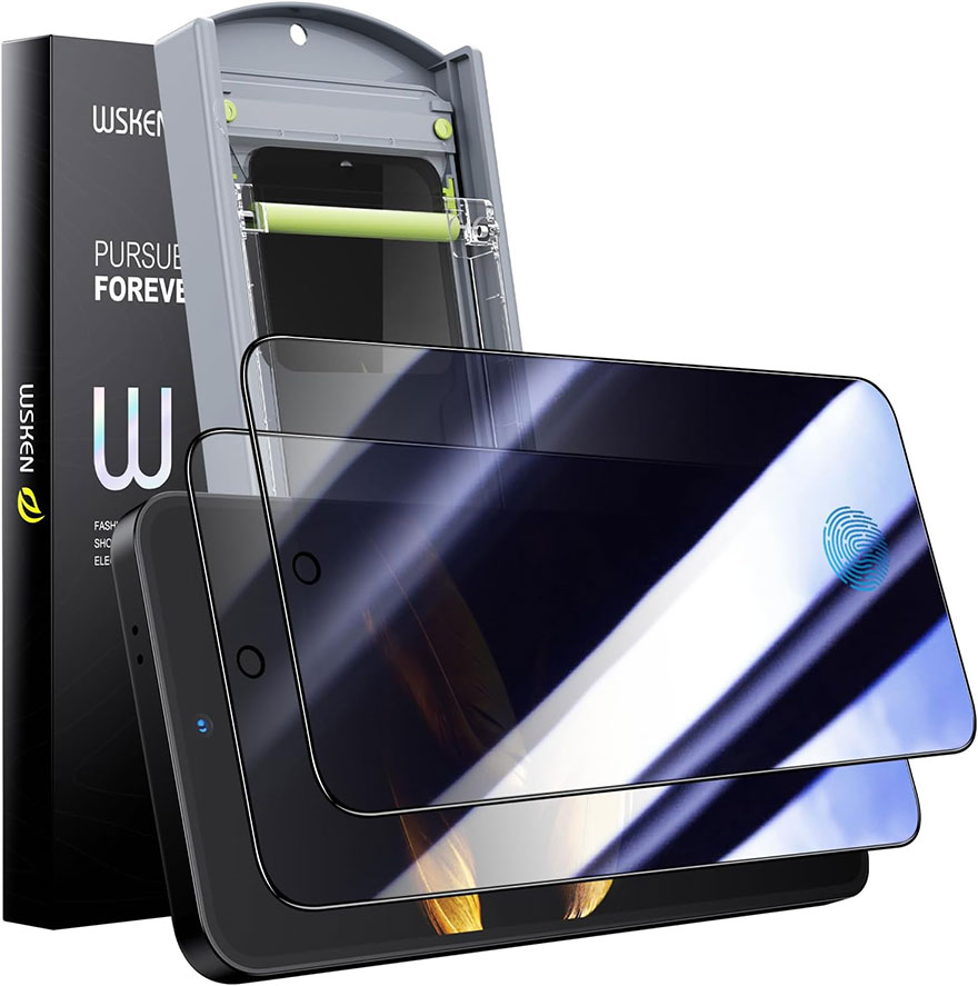 WSKEN三星Galaxy S24防窥屏钢化膜在加拿大亚马逊可以省8美元，仅售28.99美元！