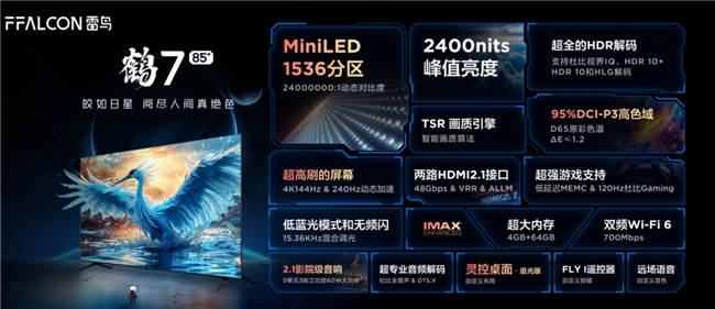 2024年MiniLED产品领域，还有谁能与雷鸟的新品抗衡？