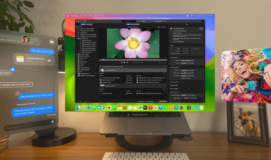 苹果Apple Vision Pro头显或支持多屏扩展功能