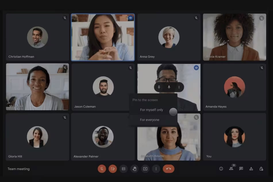 谷歌会议Google Meet新功能：主持人可统一固定三个板块，提升大型会议效率