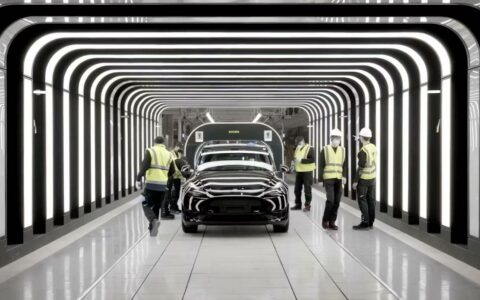 特斯拉Tesla柏林工厂突破周产6000辆大关 停产两周不影响产能提升