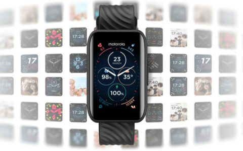 摩托罗拉推出新款智能手表Moto Watch 40