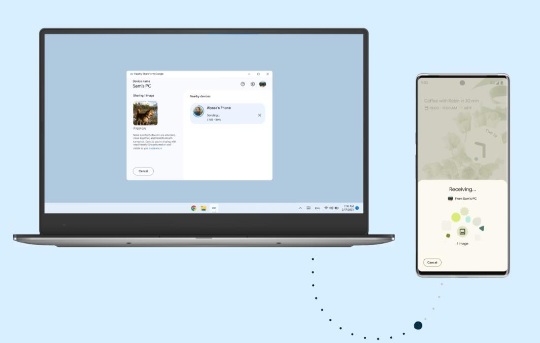 谷歌Google Windows版Nearby Share更名为Quick Share