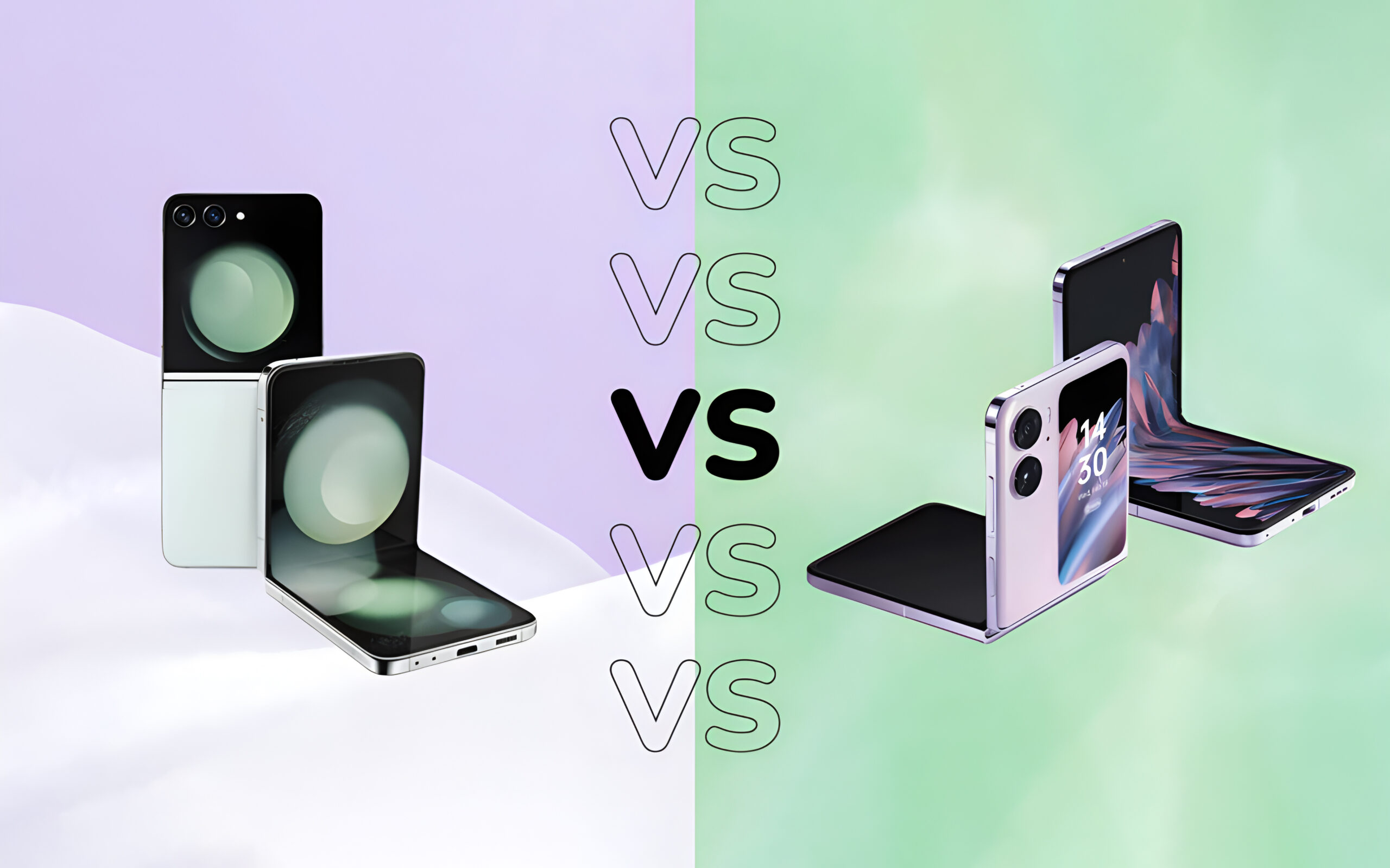 Samsung Galaxy Z Flip 5 VS Oppo Find N2 Flip：翻盖手机之间的高端对决