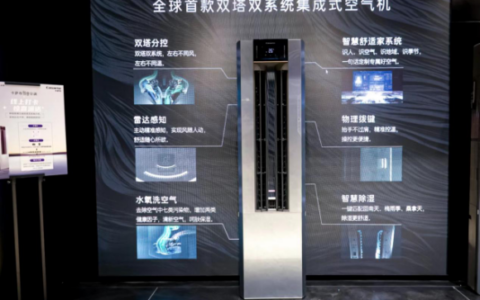独创“集成式空气机”！卡萨帝致境空调AWE首发