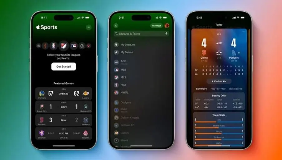 苹果运动Apple Sports更新：NCAA疯狂三月及MLB赛季全面优化