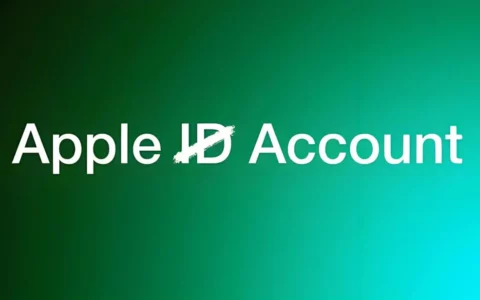 苹果计划将“Apple ID”更名为“Apple Account”