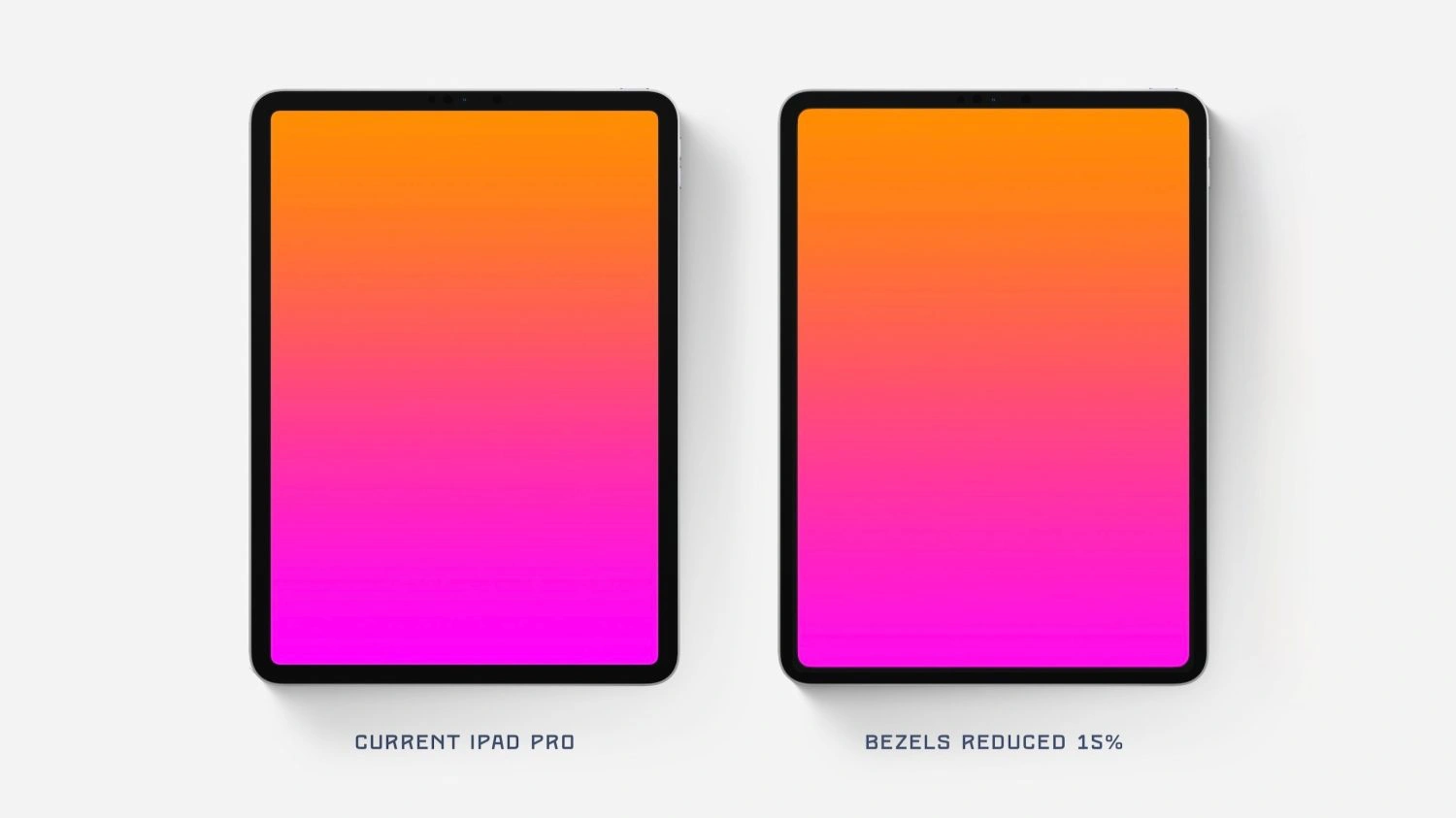 新一代iPad Pro系列将配备更薄的边框，声称传言出自可靠来源
