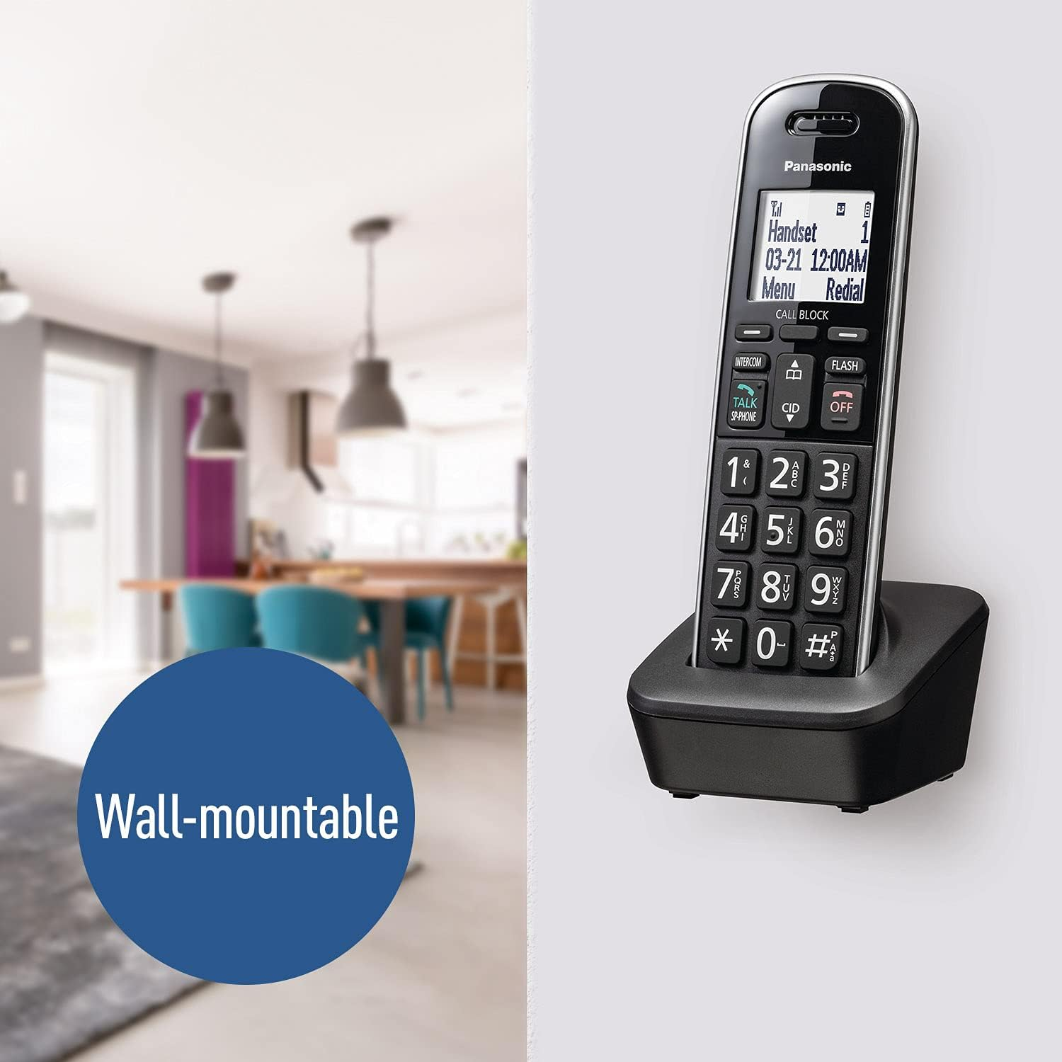 Panasonic KX-TGB850B：美国亚马逊限时特惠，仅售49.99美元！