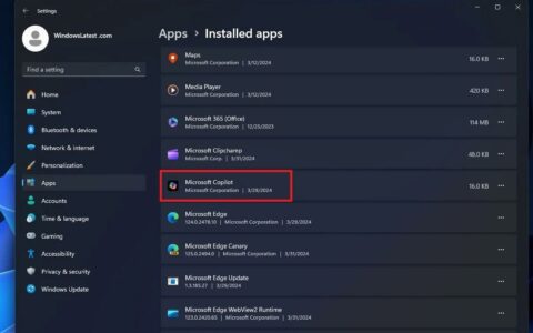 微软Microsoft Copilot新应用亮相Windows 10/11：为AI功能铺路，微软建议用户保留