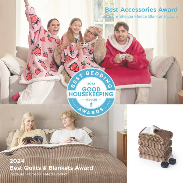 Bedsure 荣获 Good Housekeeping 2024 最佳床上用品奖 