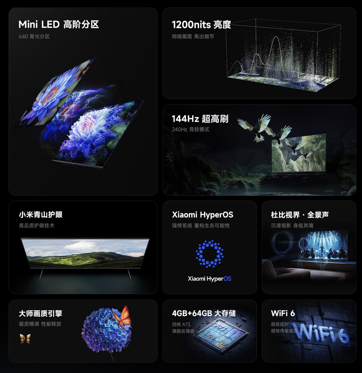 引领Mini LED电视全面普及 小米电视S 85 Mini LED 售价5999元
