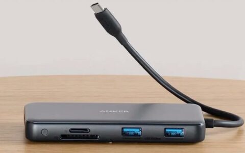 Anker 555 USB-C集线器美国亚马逊限时降价至40美元，享受20%折扣！