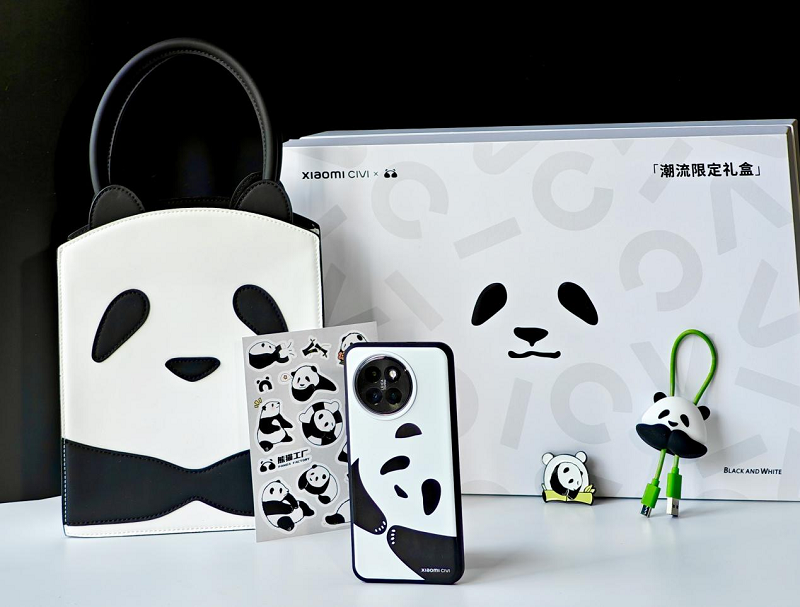 小米Civi携手熊猫工厂PANDAFACTORY联名礼盒图赏 萌趣十足超可爱