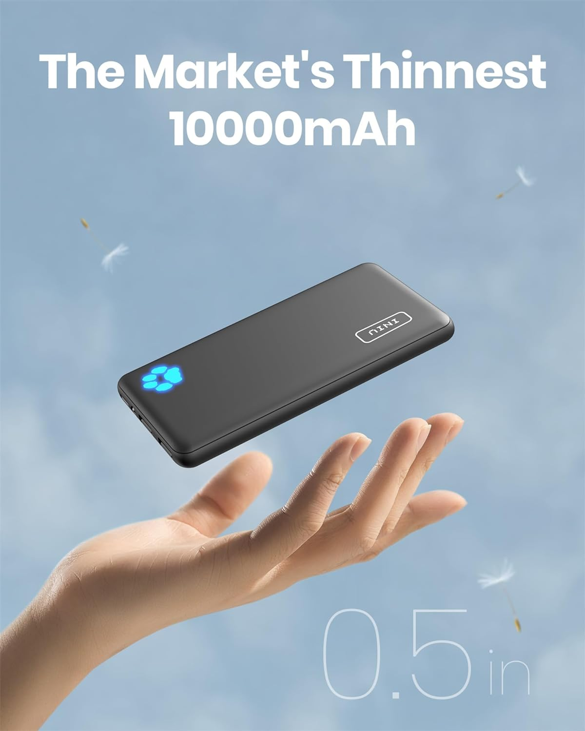 美国亚马逊限时抢购：INIU超薄10000mAh移动电源，仅售17.99美元，享受40%的超值折扣！