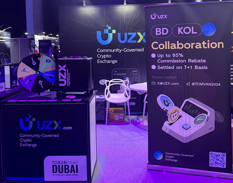 DAO治理加密货币交易所 UZX 闪耀 TOKEN2049 迪拜峰会